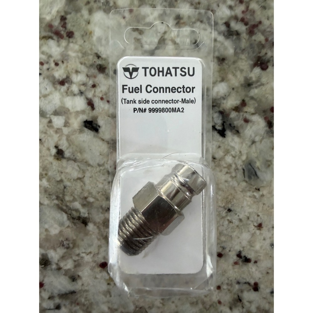 Tohatsu Fuel Connector Tank Side Male 1/4 in NPT P/N 9999800MA2 All Models